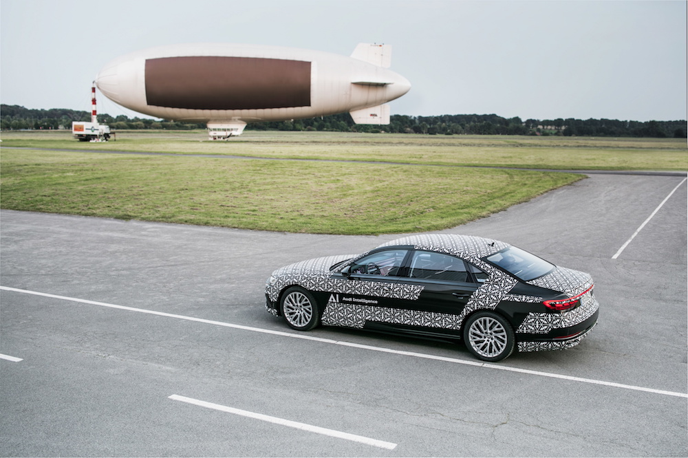 Audi AI Staupilot im neuen Audi A8 (Quelle: AUDI AG)
